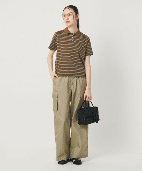 BEAUTY&YOUTH UNITED ARROWS / ビューティー&ユース ユナイテッドアローズ ポロシャツ | コットンポリエステル ボーダー ポロシャツ | 詳細3