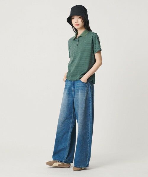 BEAUTY&YOUTH UNITED ARROWS / ビューティー&ユース ユナイテッドアローズ ポロシャツ | コットンポリエステル ボーダー ポロシャツ | 詳細14