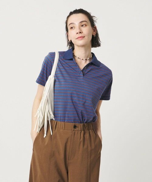 BEAUTY&YOUTH UNITED ARROWS / ビューティー&ユース ユナイテッドアローズ ポロシャツ | コットンポリエステル ボーダー ポロシャツ | 詳細16