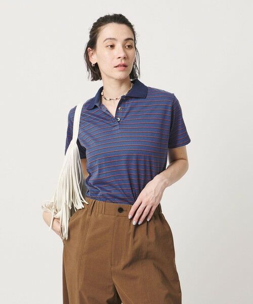 BEAUTY&YOUTH UNITED ARROWS / ビューティー&ユース ユナイテッドアローズ ポロシャツ | コットンポリエステル ボーダー ポロシャツ | 詳細17