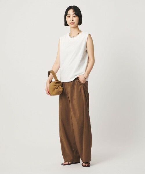 BEAUTY&YOUTH UNITED ARROWS / ビューティー&ユース ユナイテッドアローズ カットソー | クリアハイゲージ ノースリーブ カットソー 接触冷感 | 詳細3