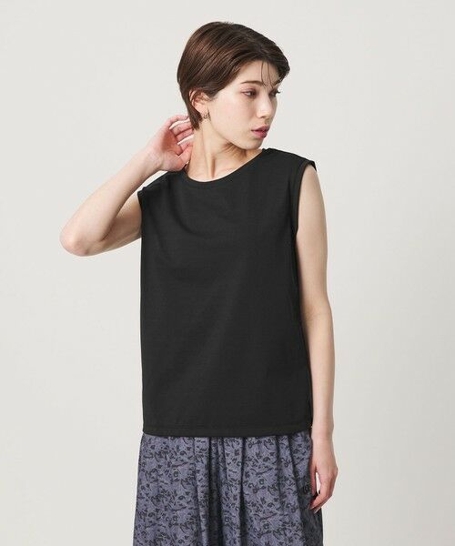 BEAUTY&YOUTH UNITED ARROWS / ビューティー&ユース ユナイテッドアローズ カットソー | クリアハイゲージ ノースリーブ カットソー 接触冷感 | 詳細8