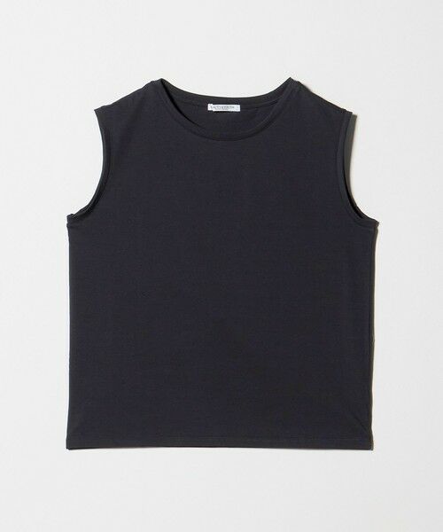 BEAUTY&YOUTH UNITED ARROWS / ビューティー&ユース ユナイテッドアローズ カットソー | クリアハイゲージ ノースリーブ カットソー 接触冷感（BLACK）