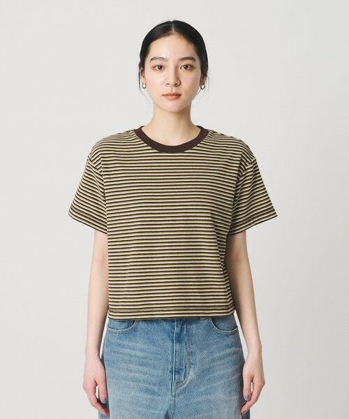 BEAUTY&YOUTH UNITED ARROWS / ビューティー&ユース ユナイテッドアローズ カットソー | コットン パイルボーダー ショートスリーブ Tシャツ | 詳細7