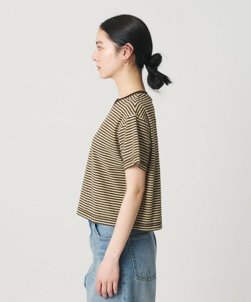 BEAUTY&YOUTH UNITED ARROWS / ビューティー&ユース ユナイテッドアローズ カットソー | コットン パイルボーダー ショートスリーブ Tシャツ | 詳細8
