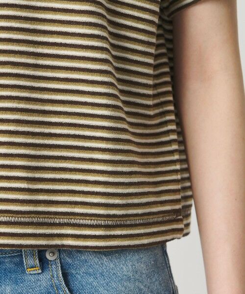 BEAUTY&YOUTH UNITED ARROWS / ビューティー&ユース ユナイテッドアローズ カットソー | コットン パイルボーダー ショートスリーブ Tシャツ | 詳細12