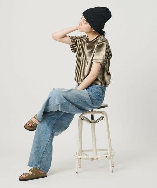 BEAUTY&YOUTH UNITED ARROWS / ビューティー&ユース ユナイテッドアローズ カットソー | コットン パイルボーダー ショートスリーブ Tシャツ | 詳細3