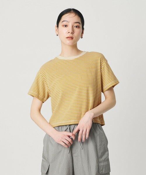 BEAUTY&YOUTH UNITED ARROWS / ビューティー&ユース ユナイテッドアローズ カットソー | コットン パイルボーダー ショートスリーブ Tシャツ | 詳細14