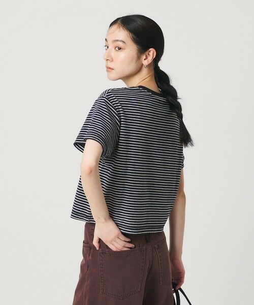 BEAUTY&YOUTH UNITED ARROWS / ビューティー&ユース ユナイテッドアローズ カットソー | コットン パイルボーダー ショートスリーブ Tシャツ | 詳細19