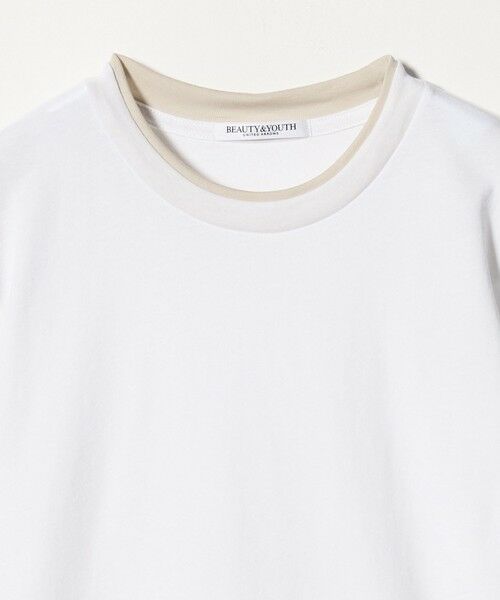 BEAUTY&YOUTH UNITED ARROWS / ビューティー&ユース ユナイテッドアローズ Tシャツ | コットン レイヤード クルーネックTシャツ | 詳細1