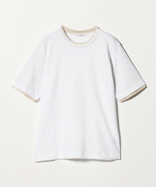 BEAUTY&YOUTH UNITED ARROWS / ビューティー&ユース ユナイテッドアローズ Tシャツ | コットン レイヤード クルーネックTシャツ（WHITE）