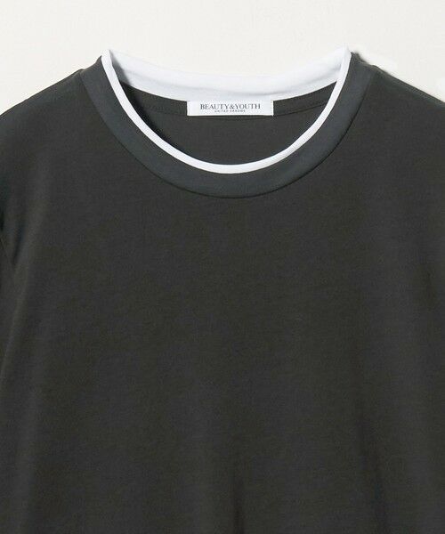 BEAUTY&YOUTH UNITED ARROWS / ビューティー&ユース ユナイテッドアローズ Tシャツ | コットン レイヤード クルーネックTシャツ | 詳細14