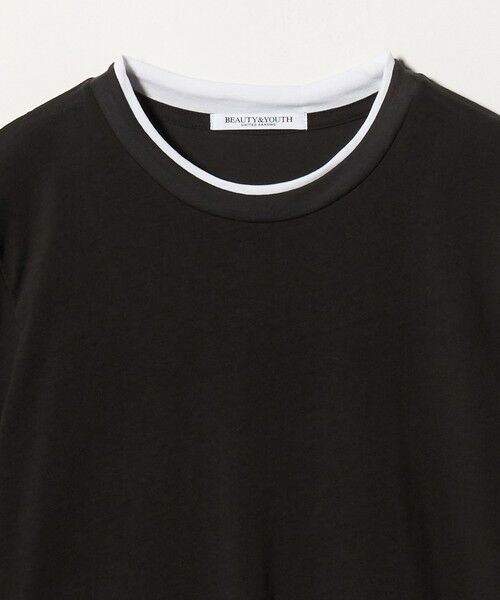 BEAUTY&YOUTH UNITED ARROWS / ビューティー&ユース ユナイテッドアローズ Tシャツ | コットン レイヤード クルーネックTシャツ | 詳細3