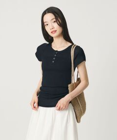 BEAUTY&YOUTH UNITED ARROWS / ビューティー&ユース ユナイテッドアローズ カットソー | 【別注】＜PALM＞ヘンリーネック トップス