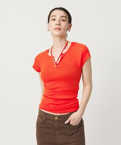 BEAUTY&YOUTH UNITED ARROWS / ビューティー&ユース ユナイテッドアローズ カットソー | 【別注】＜PALM＞ヘンリーネック トップス