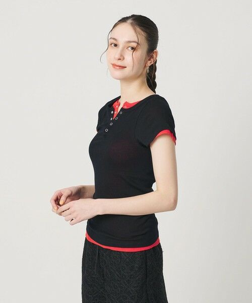 BEAUTY&YOUTH UNITED ARROWS / ビューティー&ユース ユナイテッドアローズ カットソー | 【別注】＜PALM＞ヘンリーネック トップス | 詳細4