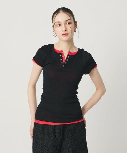BEAUTY&YOUTH UNITED ARROWS / ビューティー&ユース ユナイテッドアローズ カットソー | 【別注】＜PALM＞ヘンリーネック トップス | 詳細5