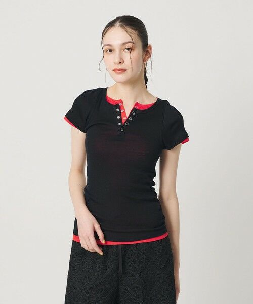 BEAUTY&YOUTH UNITED ARROWS / ビューティー&ユース ユナイテッドアローズ カットソー | 【別注】＜PALM＞ヘンリーネック トップス | 詳細3