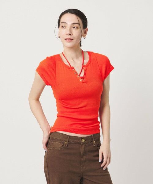 BEAUTY&YOUTH UNITED ARROWS / ビューティー&ユース ユナイテッドアローズ カットソー | 【別注】＜PALM＞ヘンリーネック トップス | 詳細10