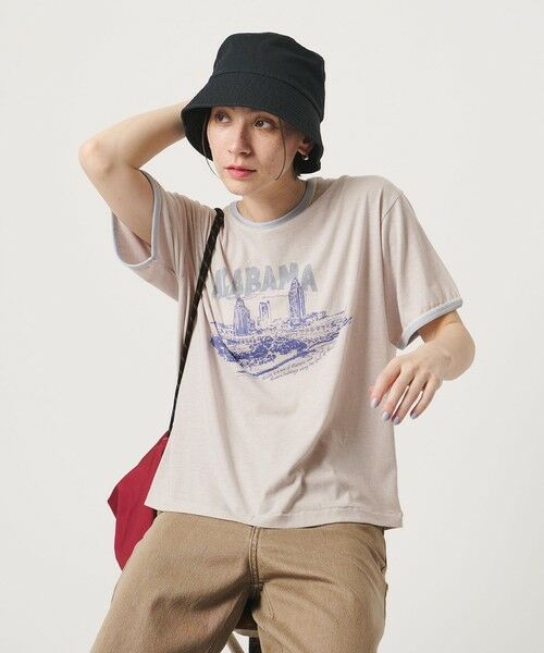 BEAUTY&YOUTH UNITED ARROWS / ビューティー&ユース ユナイテッドアローズ カットソー | 【別注】＜RUSSELL ATHLETIC＞リンガー Tシャツ | 詳細1