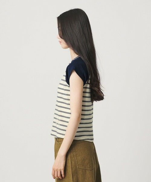 BEAUTY&YOUTH UNITED ARROWS / ビューティー&ユース ユナイテッドアローズ Tシャツ | ＜Girls Department Club＞ボーダー ダブルバインダー Tシャツ | 詳細8