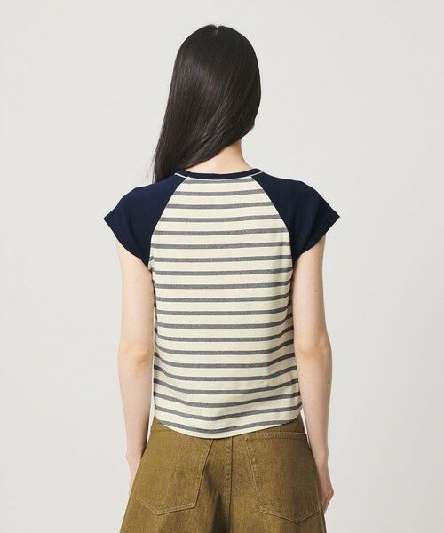 BEAUTY&YOUTH UNITED ARROWS / ビューティー&ユース ユナイテッドアローズ Tシャツ | ＜Girls Department Club＞ボーダー ダブルバインダー Tシャツ | 詳細9