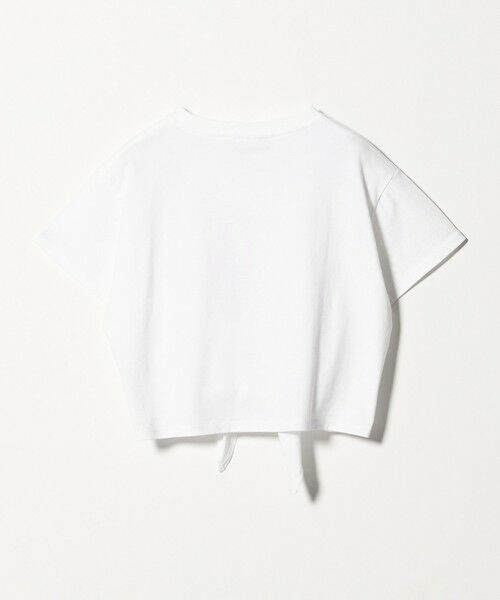 BEAUTY&YOUTH UNITED ARROWS / ビューティー&ユース ユナイテッドアローズ Tシャツ | ＜Girls Department Club＞プリント ノット Tシャツ | 詳細1