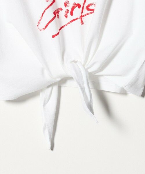 BEAUTY&YOUTH UNITED ARROWS / ビューティー&ユース ユナイテッドアローズ Tシャツ | ＜Girls Department Club＞プリント ノット Tシャツ | 詳細4