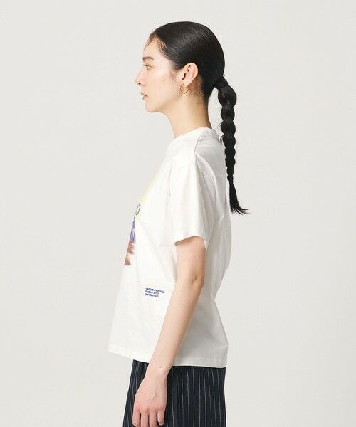 BEAUTY&YOUTH UNITED ARROWS / ビューティー&ユース ユナイテッドアローズ カットソー | 【別注】＜She is-.＞プリント Tシャツ | 詳細4