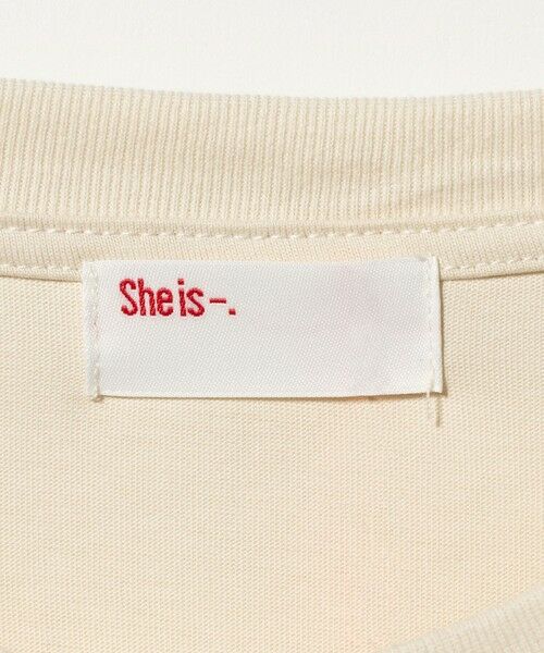 BEAUTY&YOUTH UNITED ARROWS / ビューティー&ユース ユナイテッドアローズ カットソー | 【別注】＜She is-.＞プリント Tシャツ | 詳細11