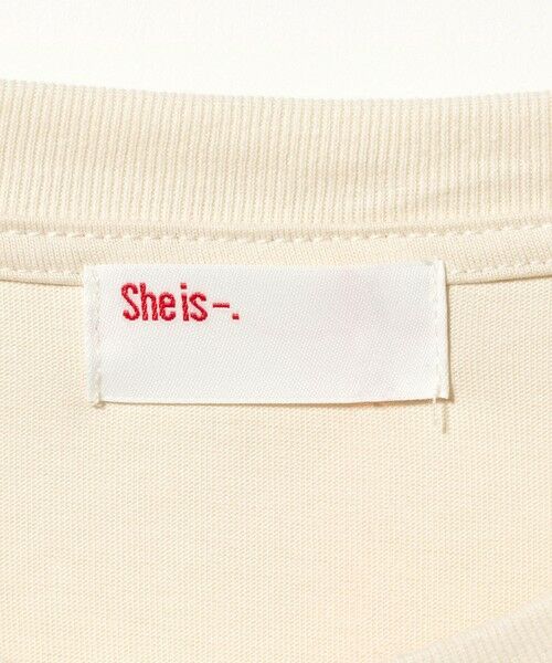 BEAUTY&YOUTH UNITED ARROWS / ビューティー&ユース ユナイテッドアローズ カットソー | 【別注】＜She is-.＞プリント Tシャツ | 詳細20