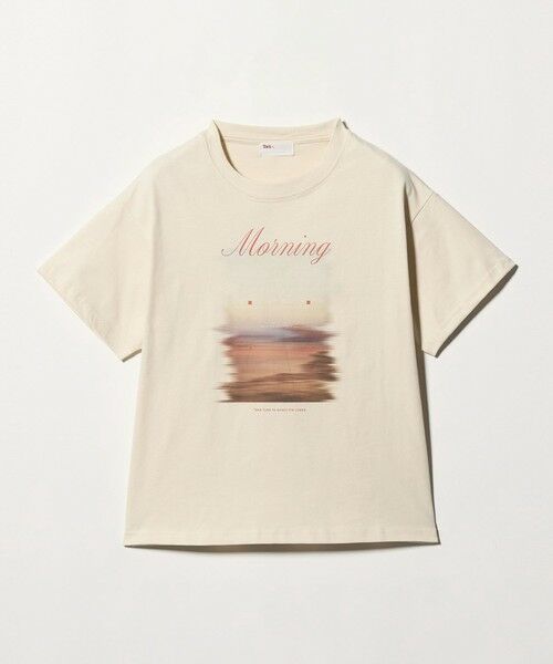 BEAUTY&YOUTH UNITED ARROWS / ビューティー&ユース ユナイテッドアローズ カットソー | 【別注】＜She is-.＞プリント Tシャツ（NATURAL）