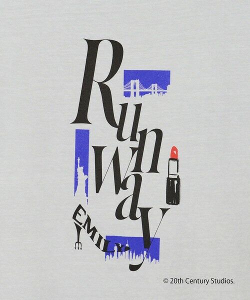 BEAUTY&YOUTH UNITED ARROWS / ビューティー&ユース ユナイテッドアローズ カットソー | 【別注】＜プラダを着た悪魔2＞ シアー プリント Tシャツ | 詳細3