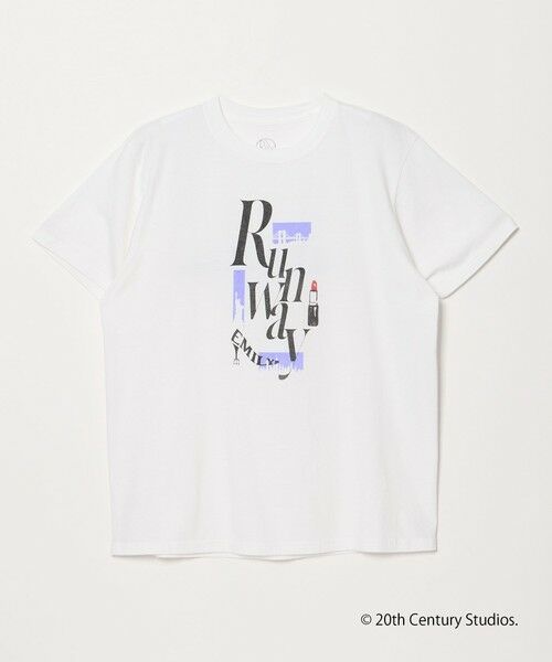 BEAUTY&YOUTH UNITED ARROWS / ビューティー&ユース ユナイテッドアローズ カットソー | 【別注】＜プラダを着た悪魔2＞ シアー プリント Tシャツ（その他1）