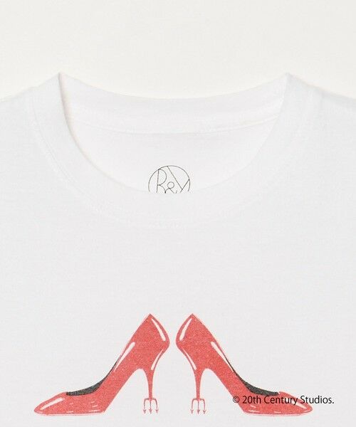 BEAUTY&YOUTH UNITED ARROWS / ビューティー&ユース ユナイテッドアローズ カットソー | 【別注】＜プラダを着た悪魔2＞ シアー プリント Tシャツ | 詳細11