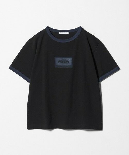 BEAUTY&YOUTH UNITED ARROWS / ビューティー&ユース ユナイテッドアローズ カットソー | 【WEB限定】グラフィック リンガーTシャツ（BLACK）