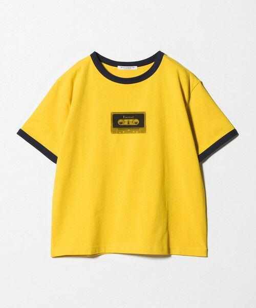 BEAUTY&YOUTH UNITED ARROWS / ビューティー&ユース ユナイテッドアローズ カットソー | 【WEB限定】グラフィック リンガーTシャツ（YELLOW）