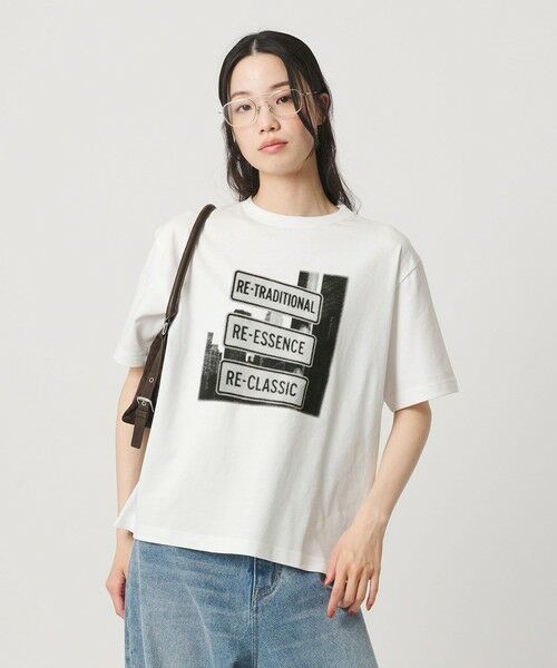 BEAUTY&YOUTH UNITED ARROWS / ビューティー&ユース ユナイテッドアローズ カットソー | 【WEB限定】フォトプリントTシャツ | 詳細4