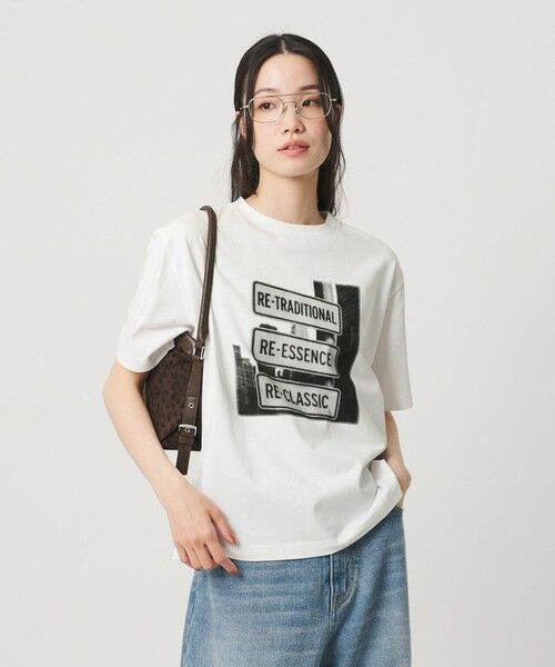 BEAUTY&YOUTH UNITED ARROWS / ビューティー&ユース ユナイテッドアローズ カットソー | 【WEB限定】フォトプリントTシャツ | 詳細5