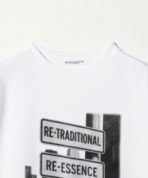 BEAUTY&YOUTH UNITED ARROWS / ビューティー&ユース ユナイテッドアローズ カットソー | 【WEB限定】フォトプリントTシャツ | 詳細1