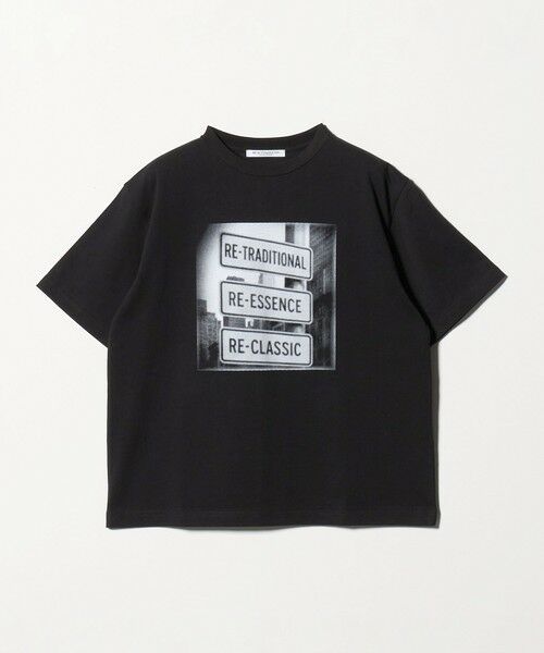BEAUTY&YOUTH UNITED ARROWS / ビューティー&ユース ユナイテッドアローズ カットソー | 【WEB限定】フォトプリントTシャツ（BLACK）