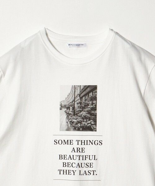 BEAUTY&YOUTH UNITED ARROWS / ビューティー&ユース ユナイテッドアローズ カットソー | 【WEB限定 Wardrobe DAILY MINIMAL】フォトプリントTシャツ | 詳細11