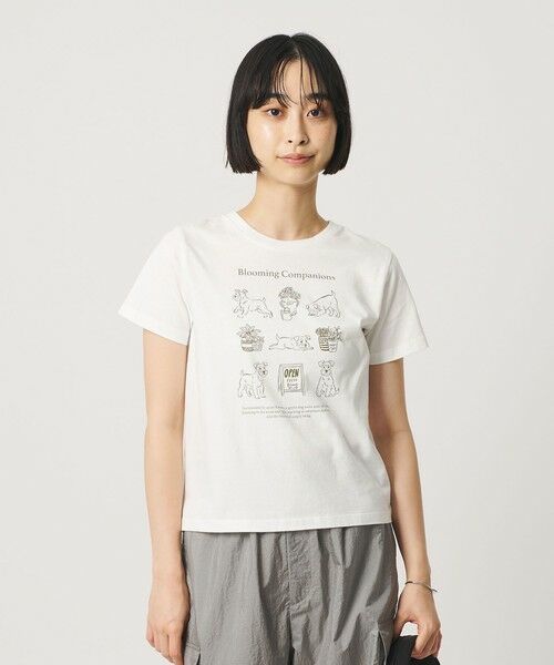 BEAUTY&YOUTH UNITED ARROWS / ビューティー&ユース ユナイテッドアローズ カットソー | 【WEB限定】イラスト プリントTシャツ | 詳細1