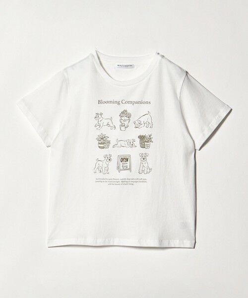 BEAUTY&YOUTH UNITED ARROWS / ビューティー&ユース ユナイテッドアローズ カットソー | 【WEB限定】イラスト プリントTシャツ（WHITE）