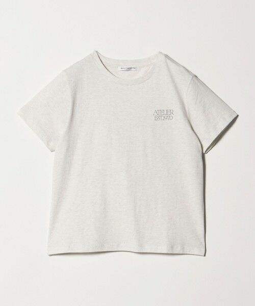 BEAUTY&YOUTH UNITED ARROWS / ビューティー&ユース ユナイテッドアローズ カットソー | 【WEB限定】イラスト プリントTシャツ（LT.GRAY）