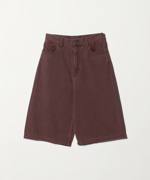 BEAUTY&YOUTH UNITED ARROWS / ビューティー&ユース ユナイテッドアローズ ショート・ハーフ・半端丈パンツ | 5ポケット デニム ハーフパンツ（WINE）
