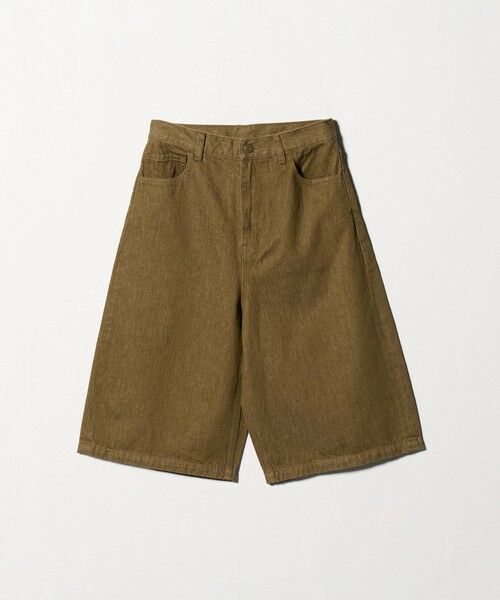 BEAUTY&YOUTH UNITED ARROWS / ビューティー&ユース ユナイテッドアローズ ショート・ハーフ・半端丈パンツ | 5ポケット デニム ハーフパンツ（OLIVE）