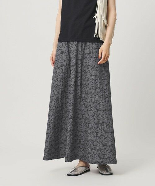 BEAUTY&YOUTH UNITED ARROWS / ビューティー&ユース ユナイテッドアローズ ミニ・ひざ丈スカート | 【別注】＜Charcoal＞フレア スカート 遮熱 UVカット 接触冷感 吸水速乾 | 詳細1