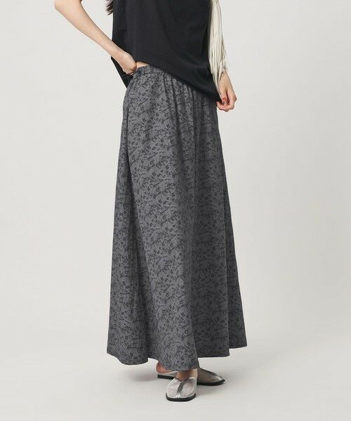 BEAUTY&YOUTH UNITED ARROWS / ビューティー&ユース ユナイテッドアローズ ミニ・ひざ丈スカート | 【別注】＜Charcoal＞フレア スカート 遮熱 UVカット 接触冷感 吸水速乾 | 詳細2