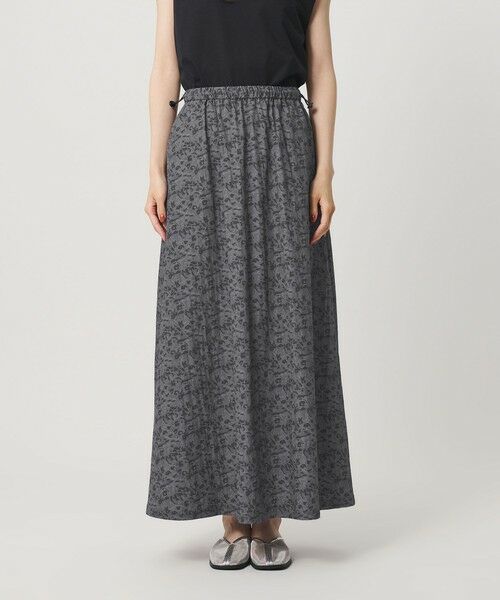 BEAUTY&YOUTH UNITED ARROWS / ビューティー&ユース ユナイテッドアローズ ミニ・ひざ丈スカート | 【別注】＜Charcoal＞フレア スカート 遮熱 UVカット 接触冷感 吸水速乾 | 詳細4